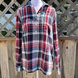 Tommy Hilfiger plaid top size large